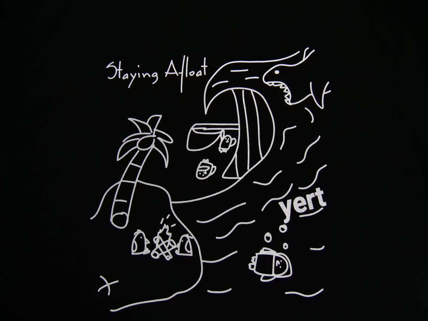 Yert "Staying Afloat" Tee Black
