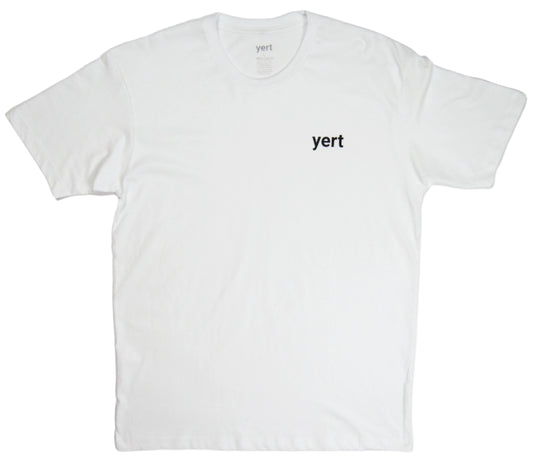 Yert Classic Logo Tee White