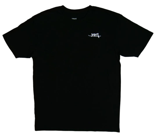 Yert Surfboard Logo Tee Black